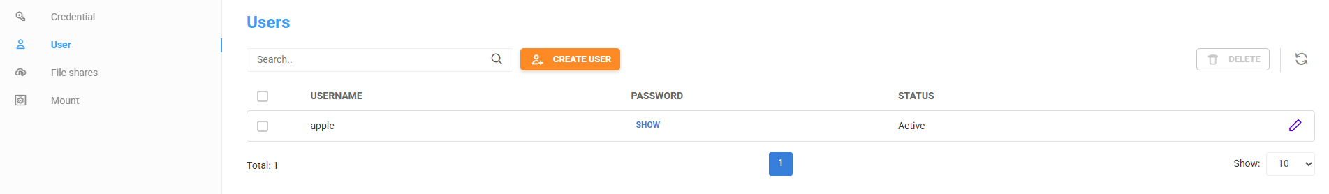 Tạo user cho phân quyền SMB