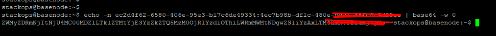 Kết quả mã hóa Base64 trên Linux